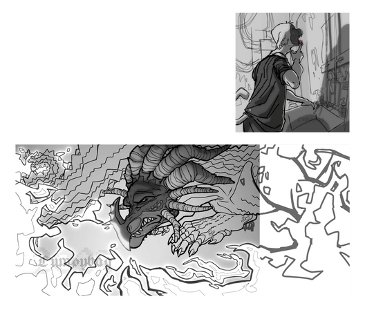 Grayscale scene examples
